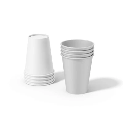 Bicchieri di carta senza plastica
